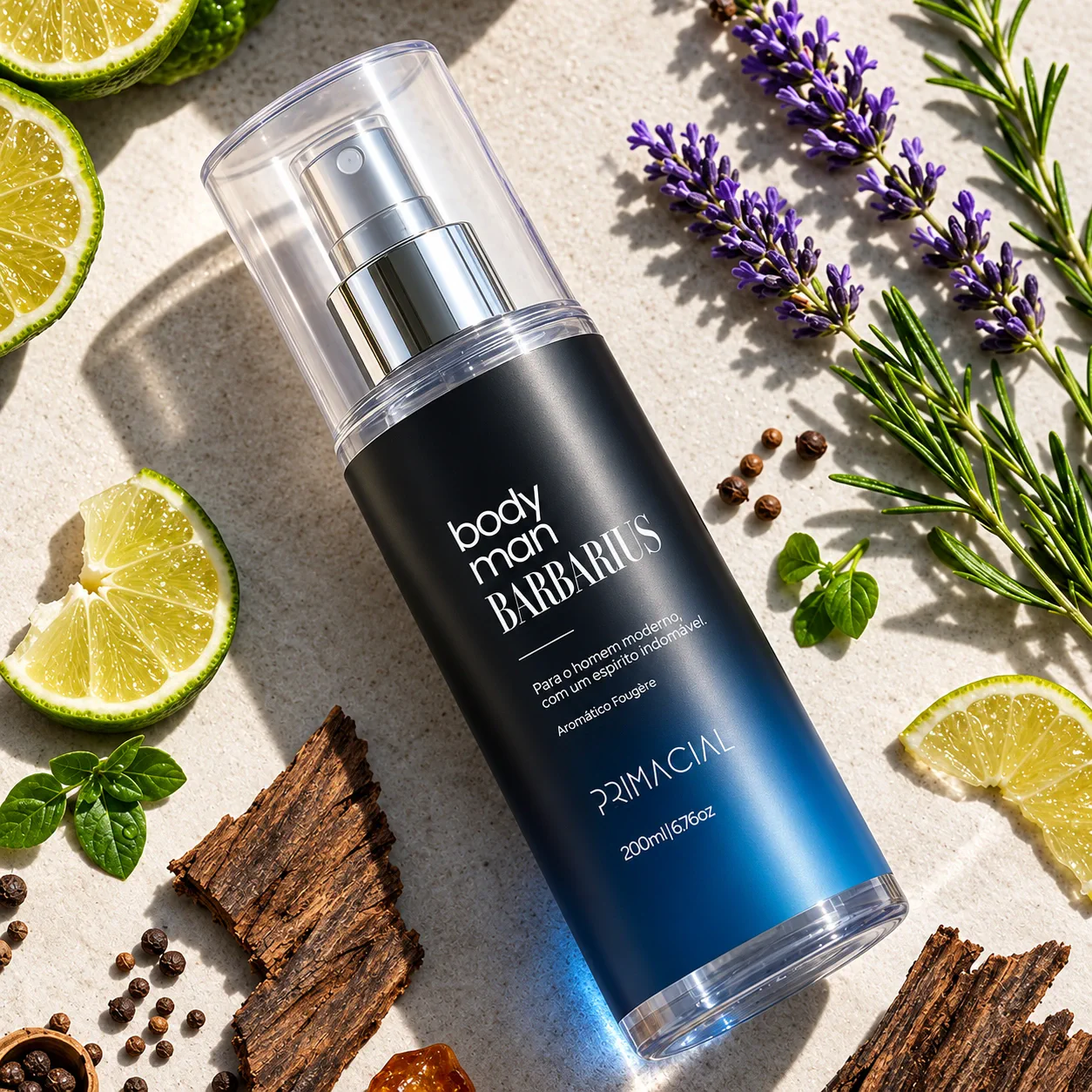 KIT BODY SPLASH MASCULINO BARBARIUS+ ENIGMA +MIDTOWN 200ML — imagem 6